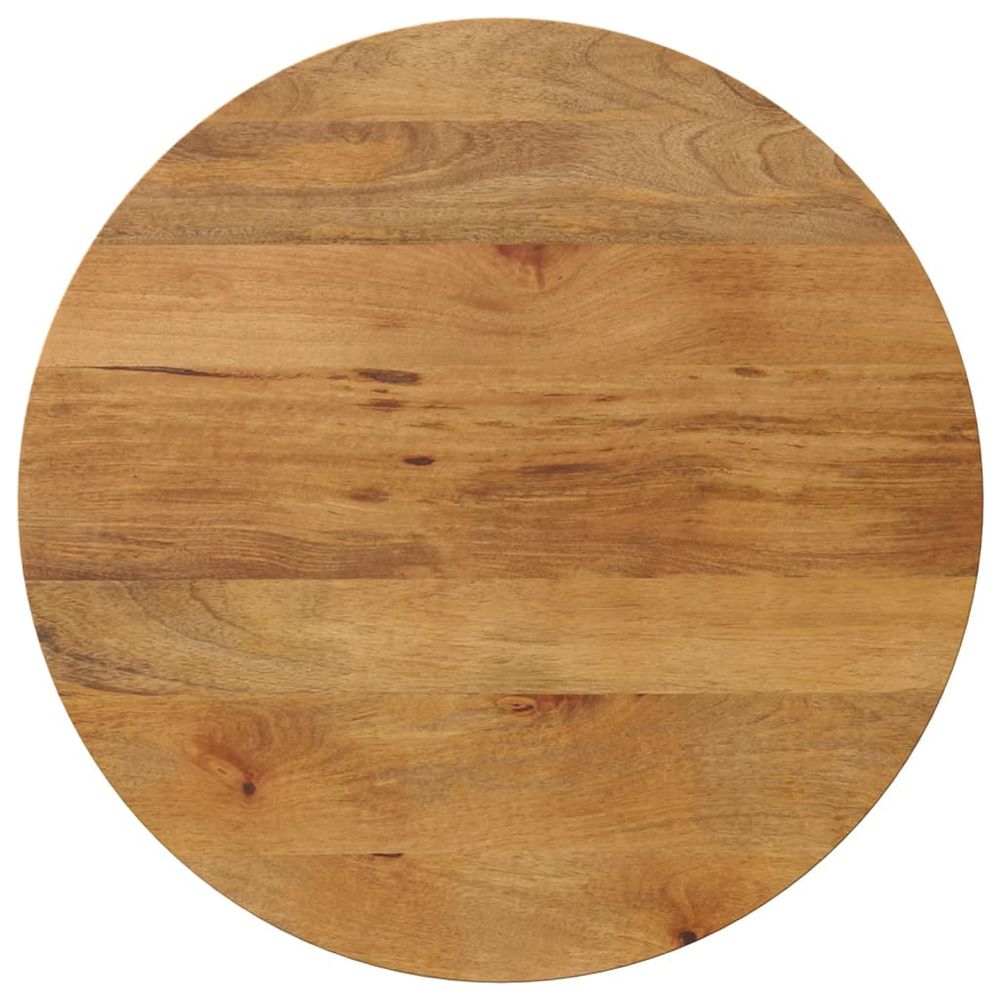 Dessus de table ø 70x3,8 cm rond bois de manguier massif