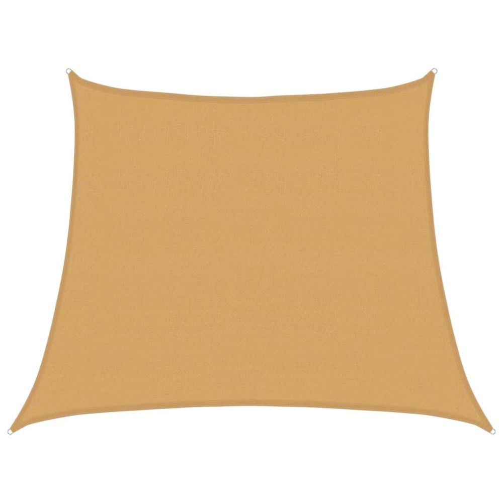 Voile d'ombrage 160 g/m² trapèze gris clair 3/4x3 m pehd