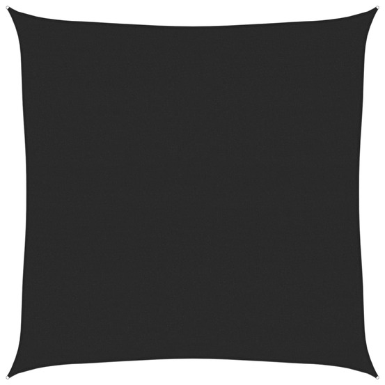 Voile d'ombrage 160 g/m² noir 4x4 m pehd
