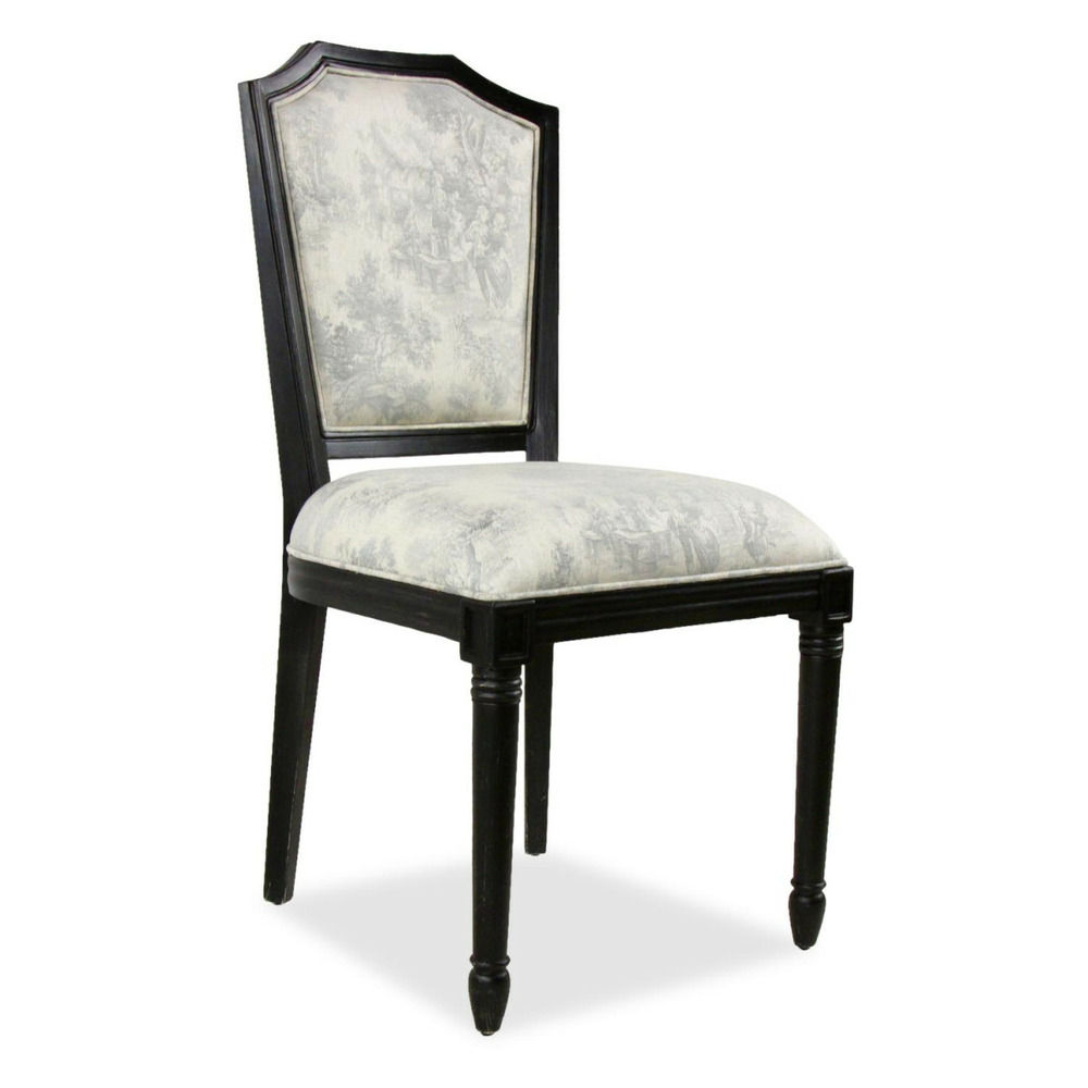 Lot de 2 chaises bois noir - interior's