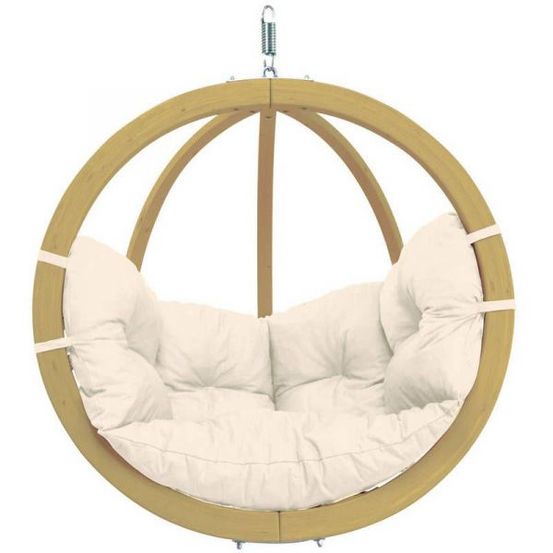 Fauteuil suspendu globo chair ecru