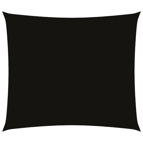 Voile de parasol tissu oxford rectangulaire 2x2,5 m noir