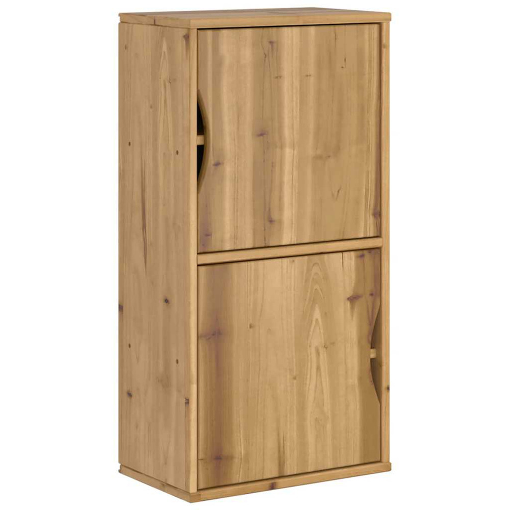 Armoire latérale odda 40x24x79 cm bois massif pin