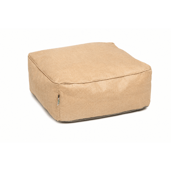 Petit bohème jute | coussin de sol à billes cozip | 80 x 80 x h30 cm
