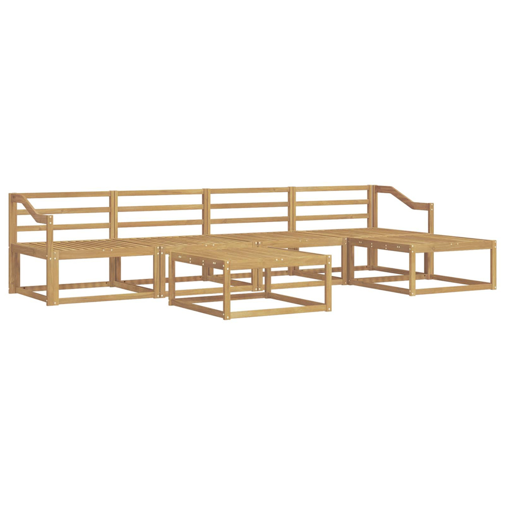 Ensemble de canapés d'extérieur 6 pcs blanc 79 x 79 x 37 cm