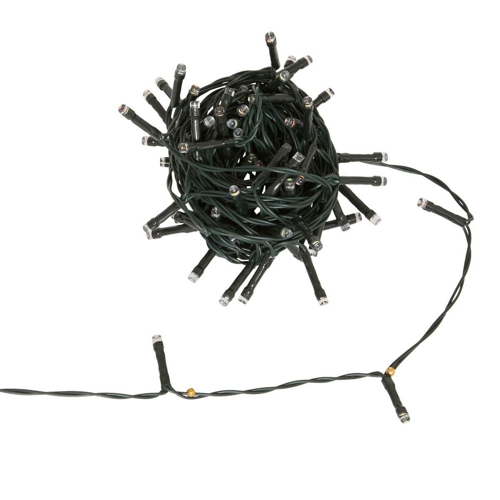 Guirlande lumineuse extérieure solaire 100 led multicolore l.10m