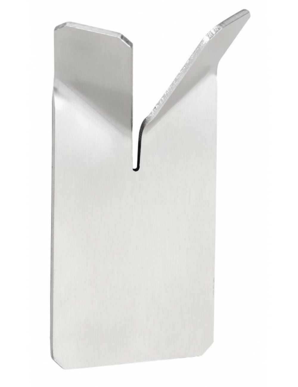Lot de 2 patères double niva en acier inoxydable avec adhésive 4,8 x8,5 x2,2 cm