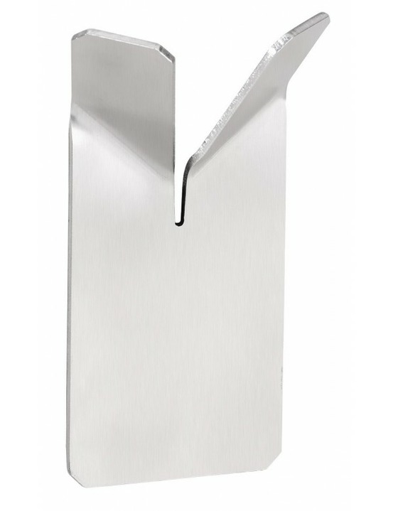Lot de 2 patères double niva en acier inoxydable avec adhésive 4,8 x8,5 x2,2 cm