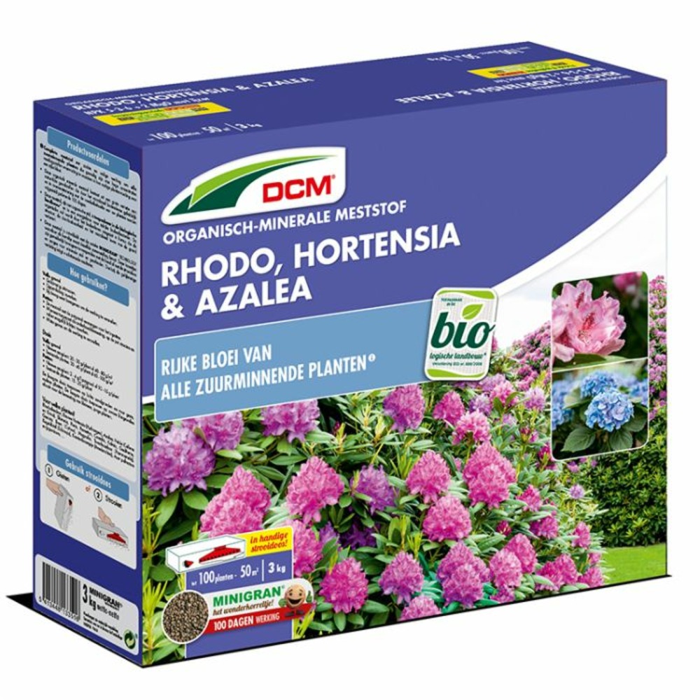 Engrais rhodo, hortensia & azalée dcm 3 kg - 50m²