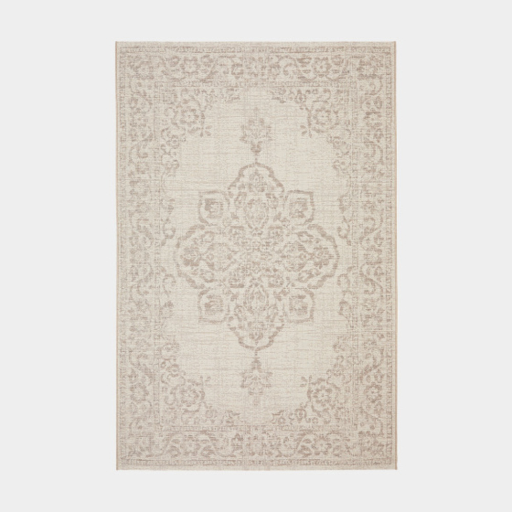 Tapis d'extérieur et intérieur - orient - beige tendre - 200 x 290 cm
