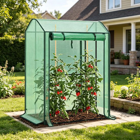 Serre de balcon acier pe jardin terrasse protection hivernage 100x83x150cm vert - comfortxl outdoor living