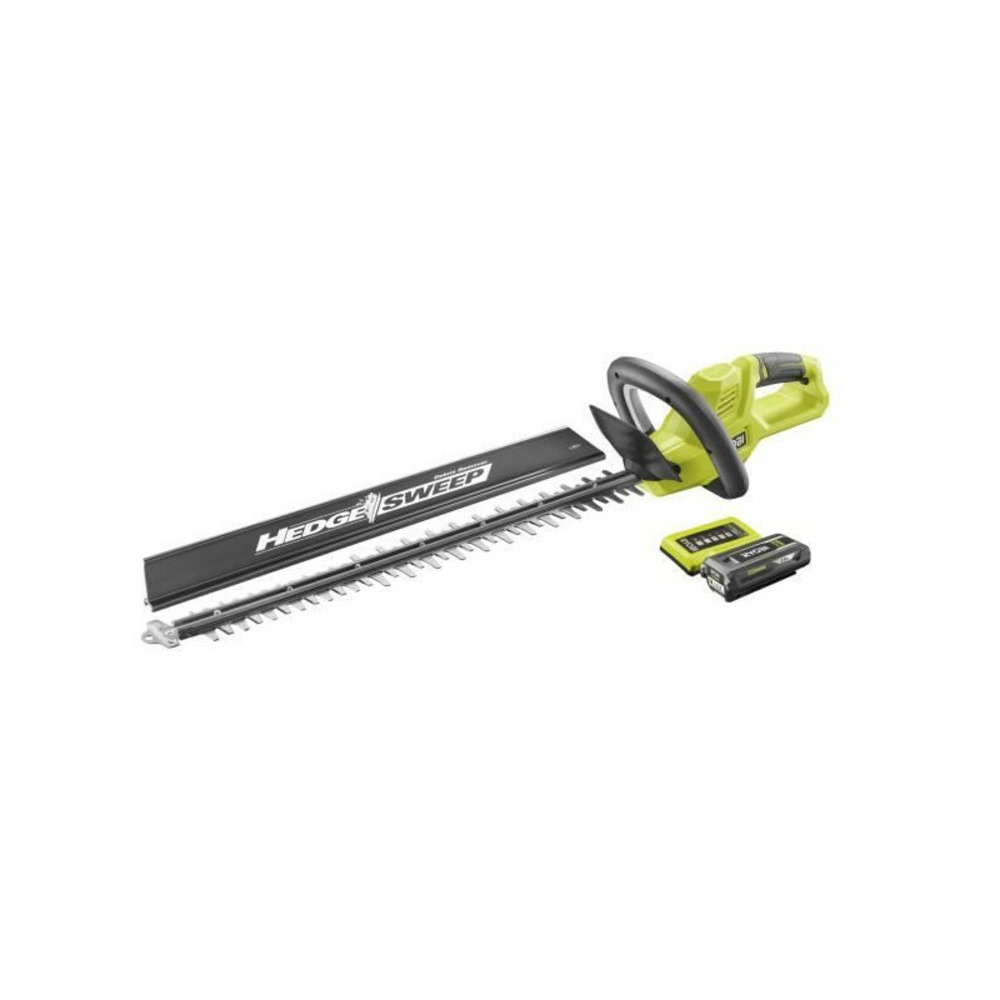 Taille-haies - ryobi - 36 v - lames 60 cm - ecartement 26 mm - fonction scie - 1 batterie lithium+ 36v 2,0 ah et 1 chargeur 1,7