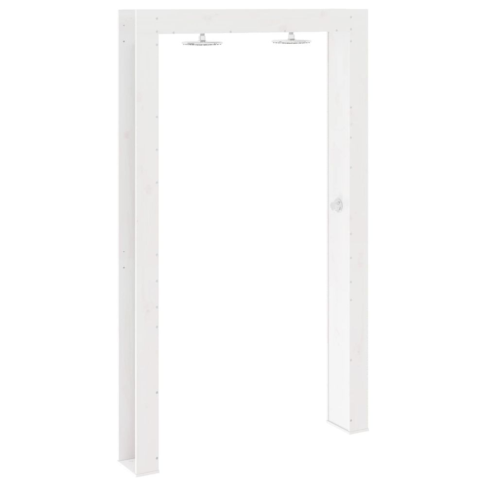 Douche d'extérieur 226 cm blanc