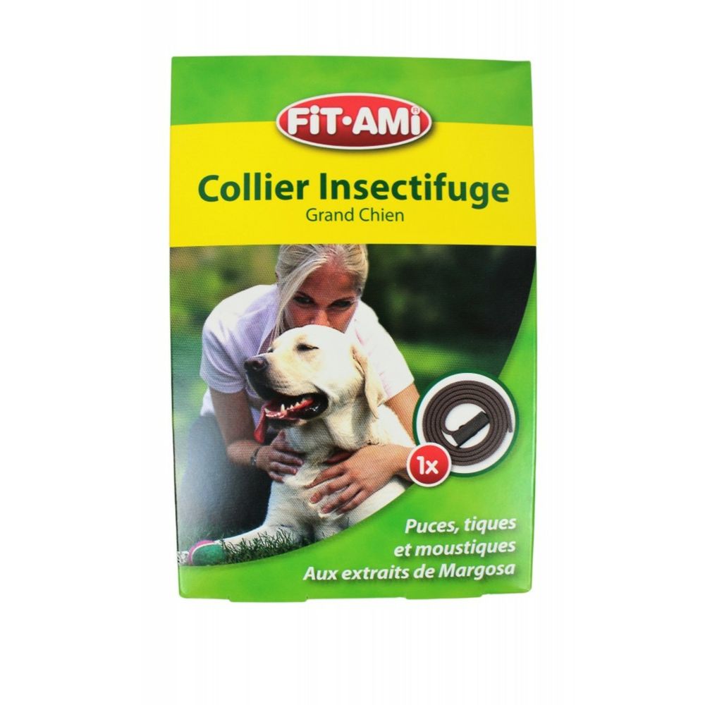 Mon ami luki - collier insectifuge chien - chien - 6x5x2
