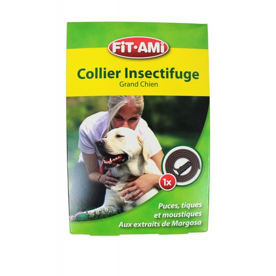 Mon ami luki - collier insectifuge chien - chien - 6x5x2