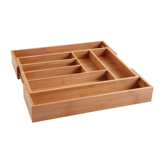 Range-couverts extensible en bambou