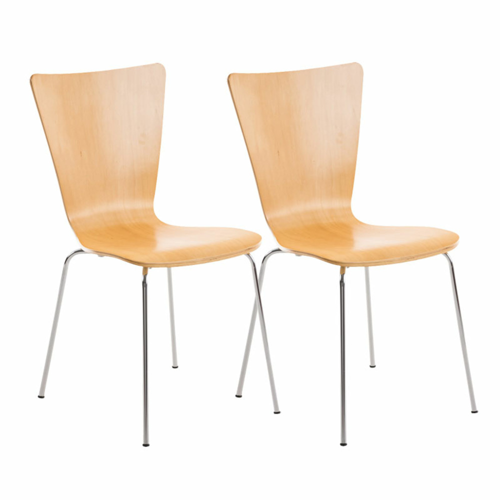 Lot de 2 chaises visiteurs aaron