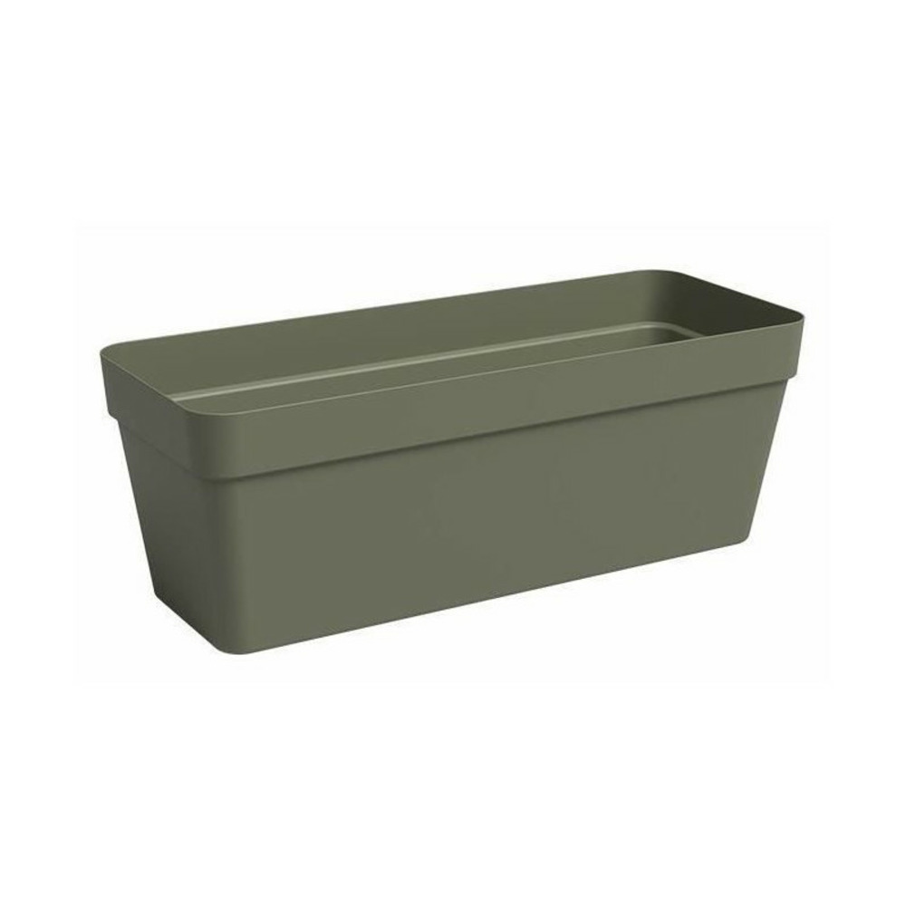 Jardiniere - artevasi - capri - plastique - rectangulaire - vert sec - 12,5 l
