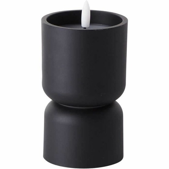 Lampe de table d'extérieur lovere - forme bougie 3 w - noir