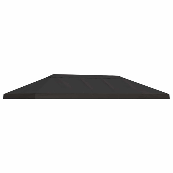 Housse de canopée de gazebo 6 x 3 m anthracite polyester 190