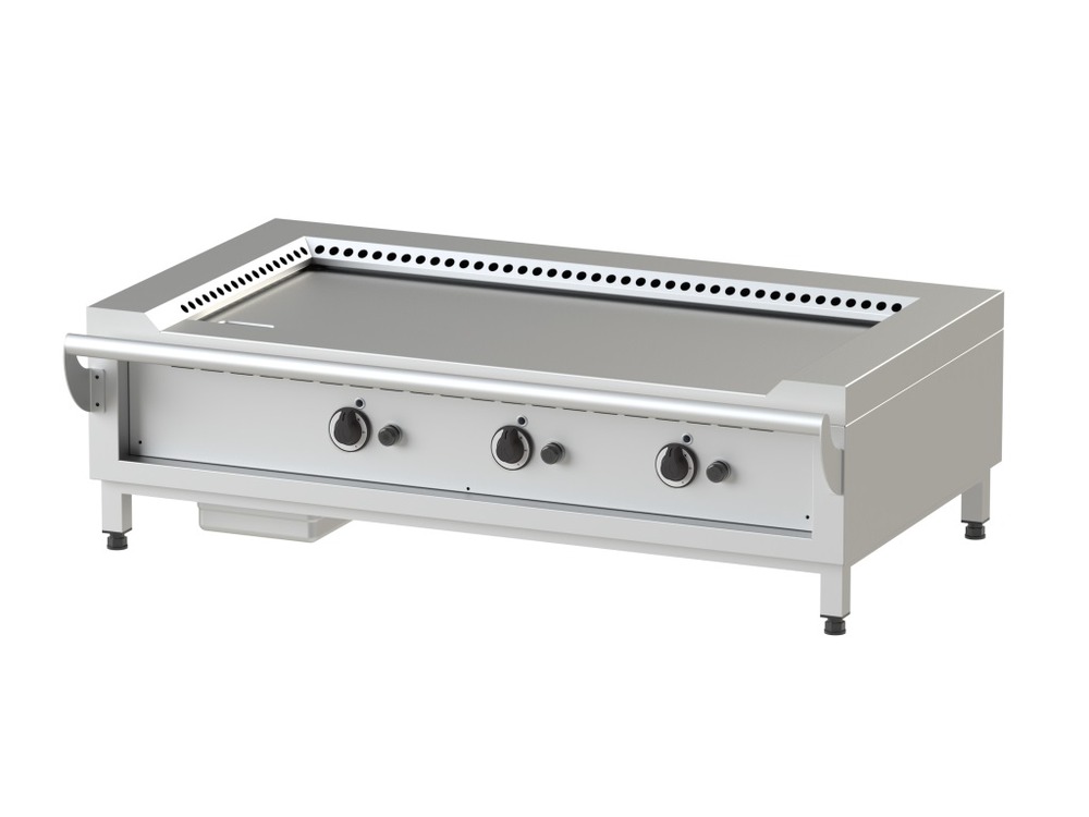 Teppan yaki jumbo gaz portable - plaque acier fe 510 - 21kw - nayati