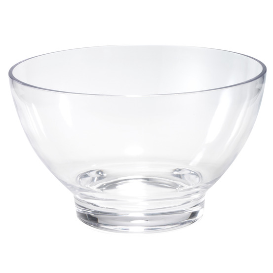 Saladier rond transparent en acrylique ø 25,8 cm - pujadas