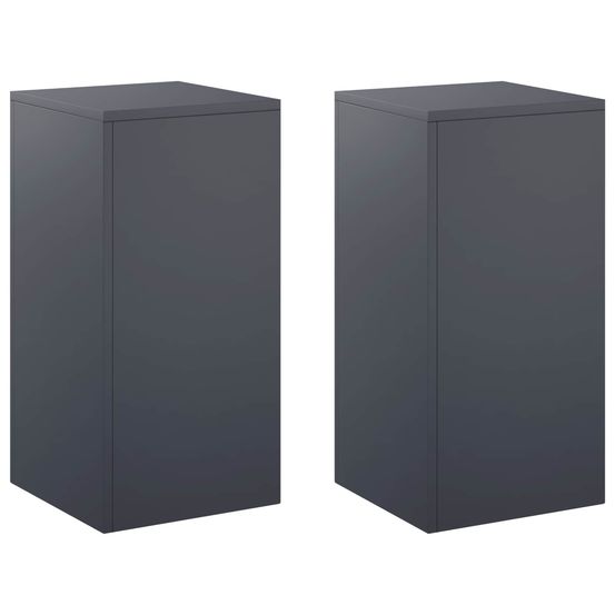 Support de plante 2 pcs anthracite 30 x 30 x 60 cm