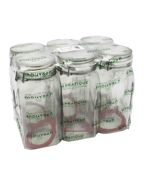 Bocaux carrés le pratique 1.4l ø85 mm - le pratique