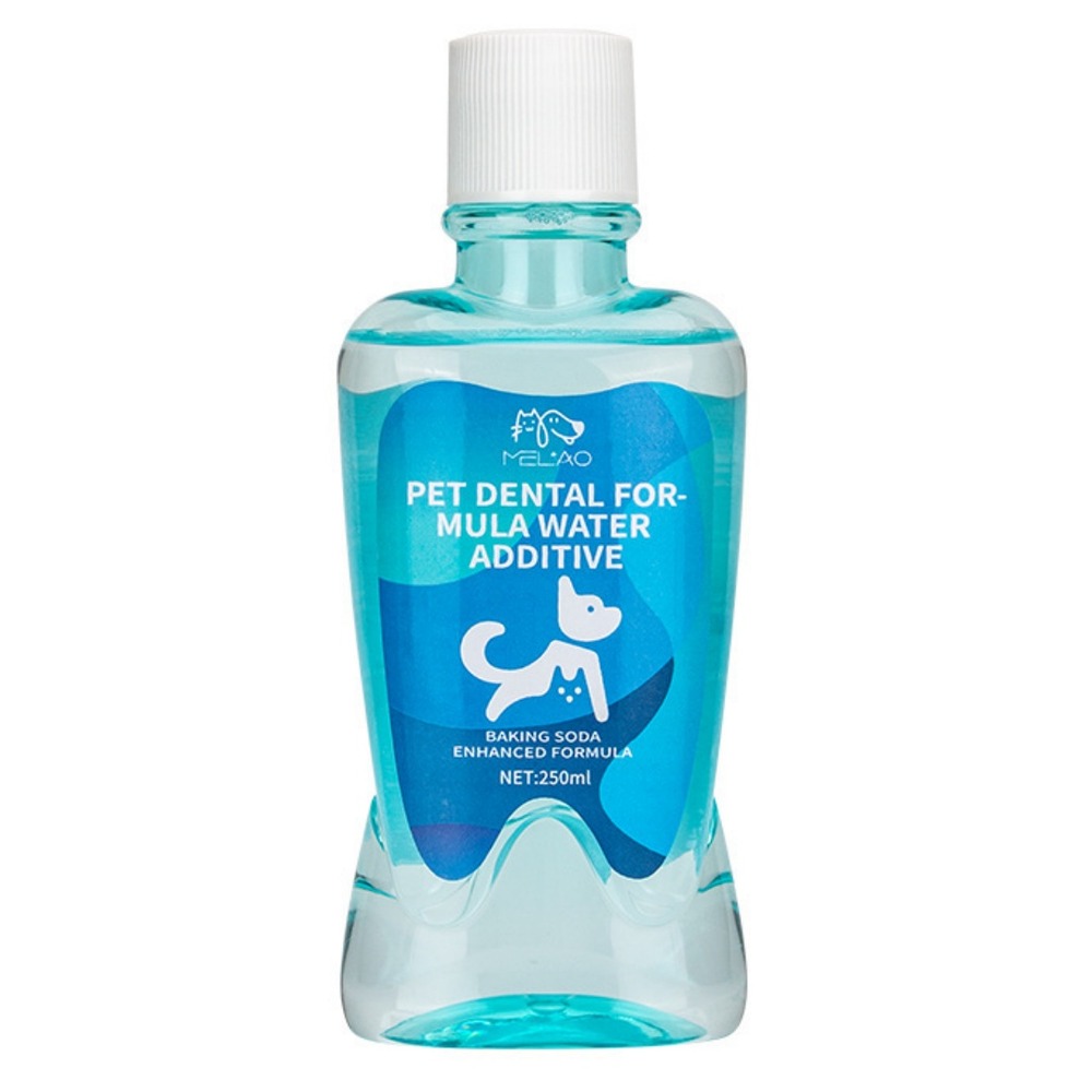 Solution de nettoyage buccal pour chiens et chats - 250 ml - protège les dents