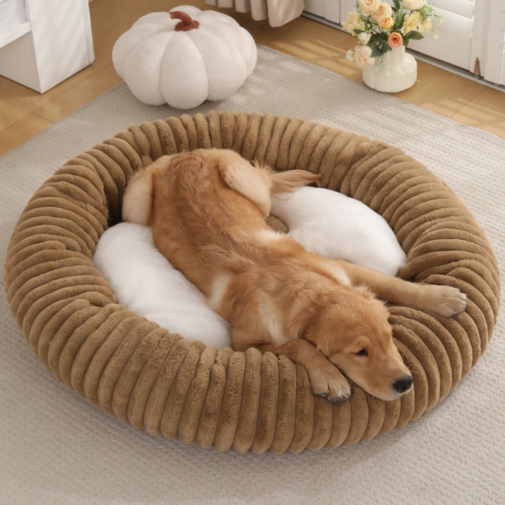 Lit pour chat et chien kaki