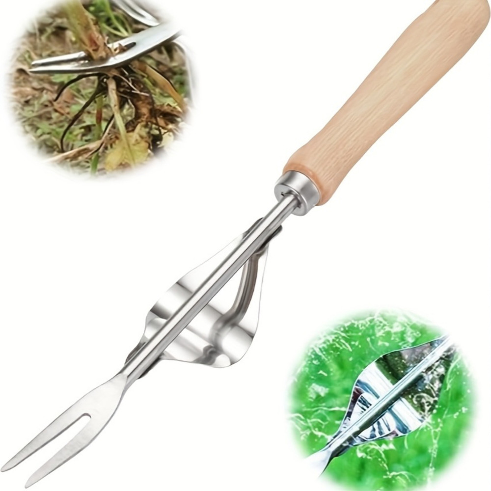 Jardinier manuel - désherbeur manuel - grattoir à désherbage en acier inoxydable