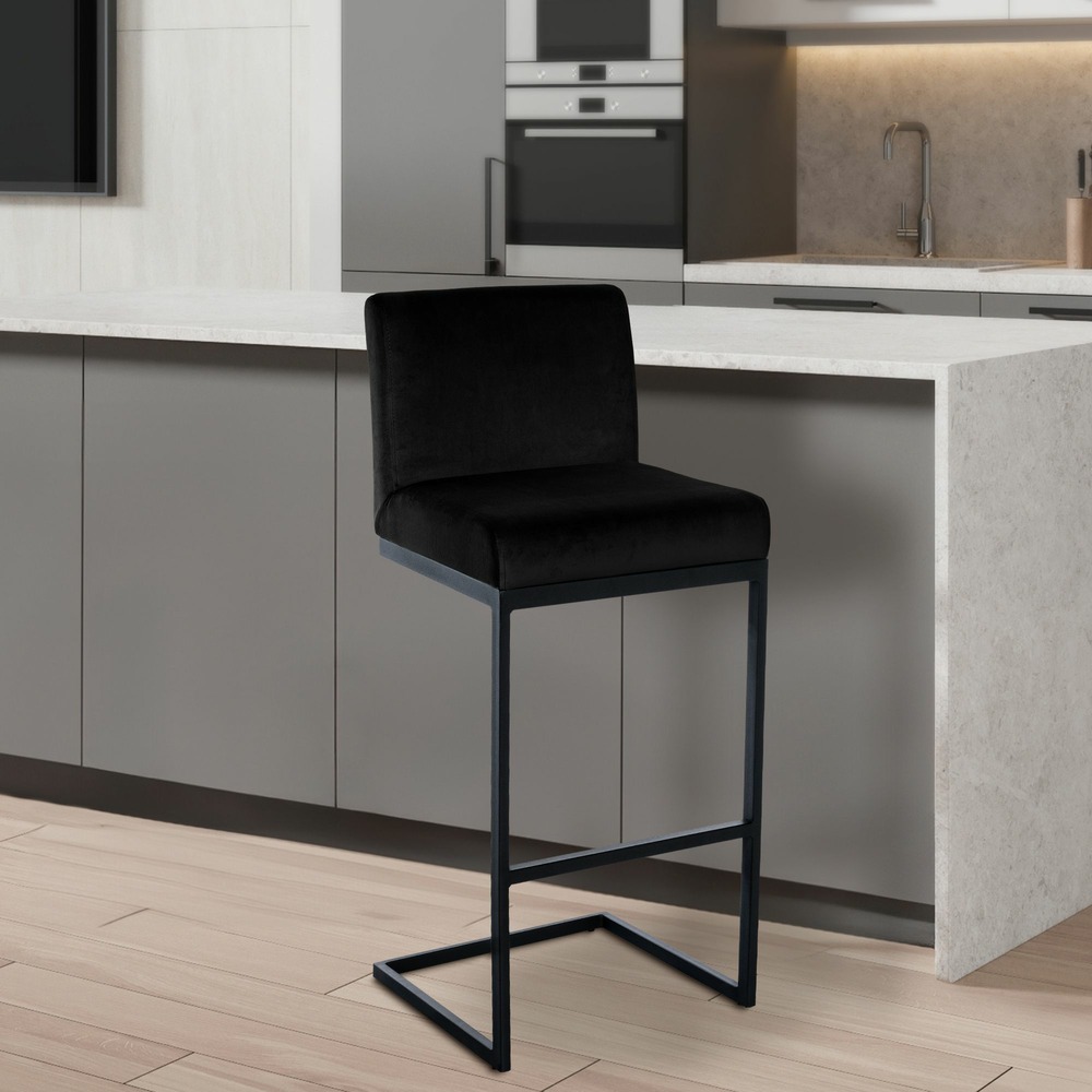 Tabouret de bar hopewell velours b