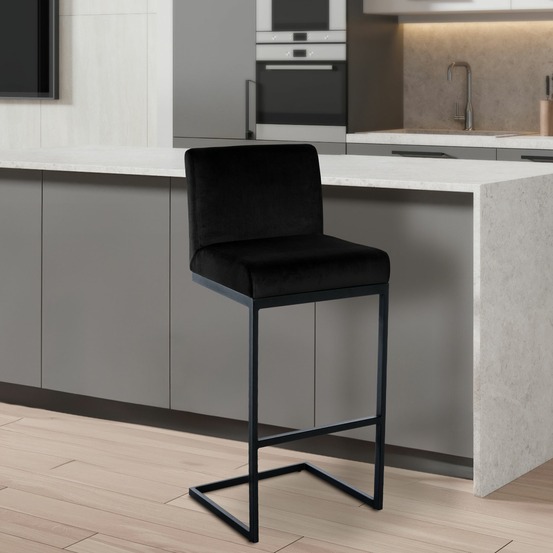 Tabouret de bar hopewell velours b