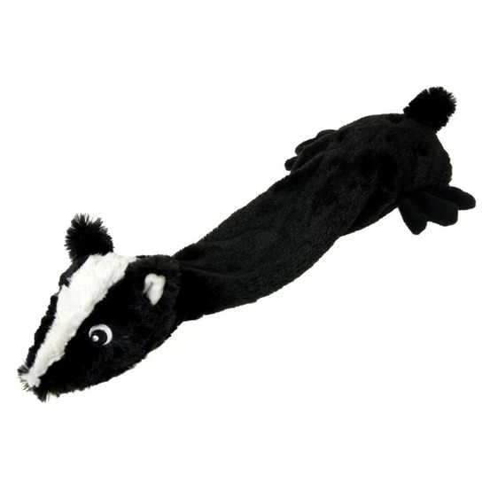 Peluche mouffette shaky 32 cm, jouet pour chien