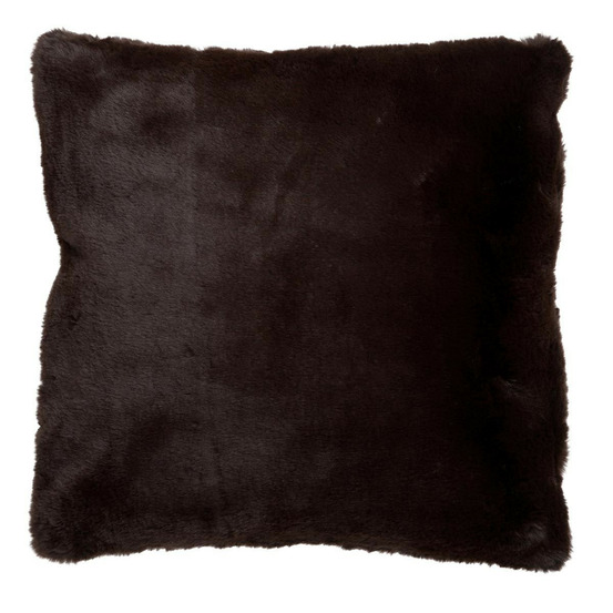Coussin imitation fourrure