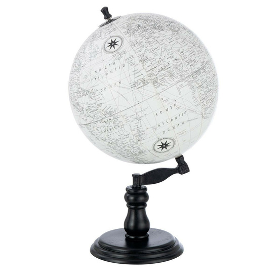 Globe sur pied en bois