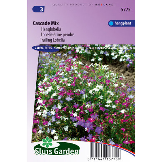 Graines de lobelia erinus cascade en mélange le sachet de 5100 graines environ (0,2g)