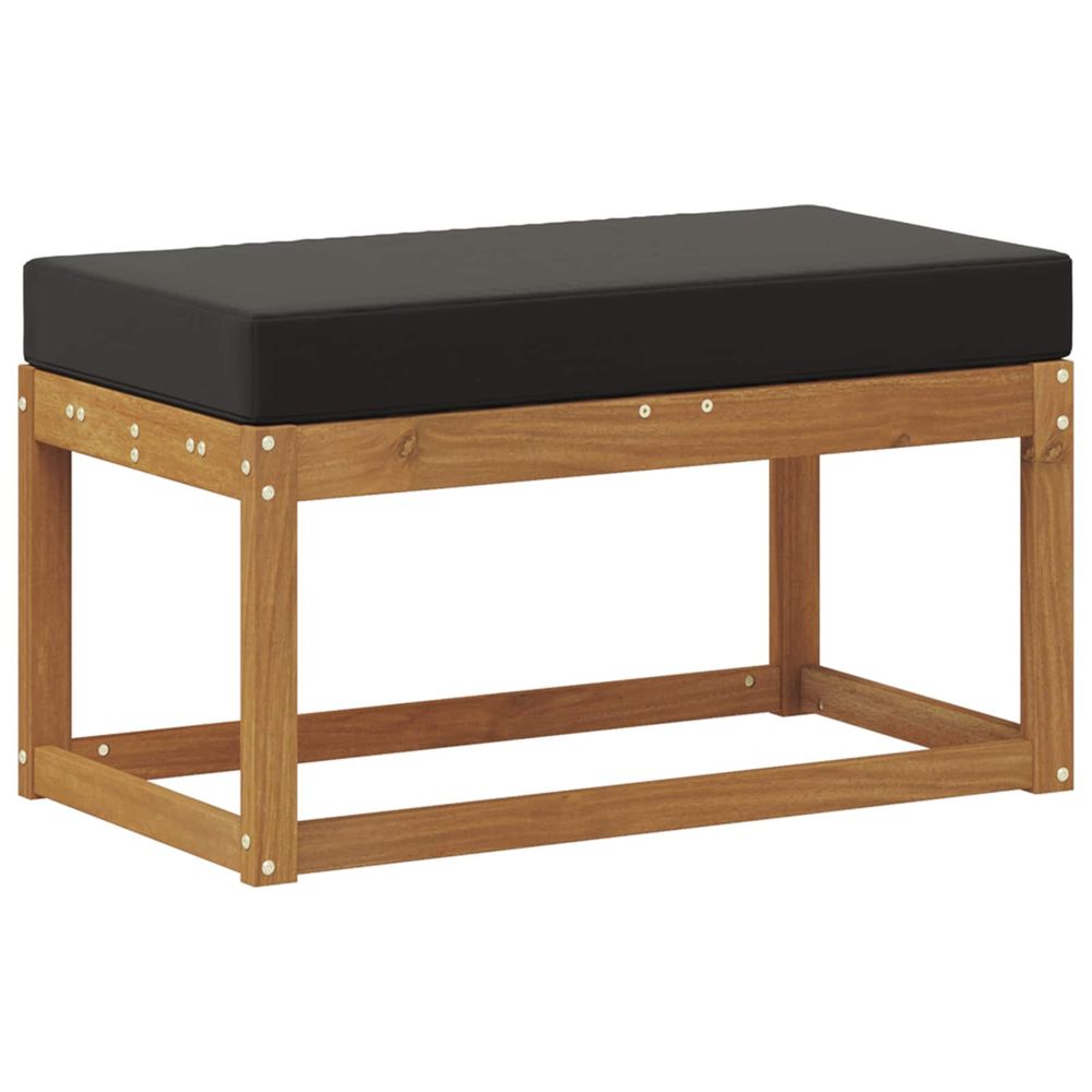 Banc de jardin bois d'acacia massif naturel