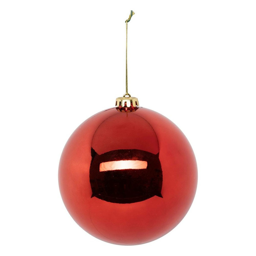 Boule de noël maxi 150mm rouge
