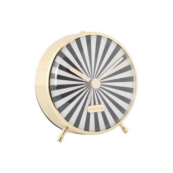 Réveil en métal candy swirl