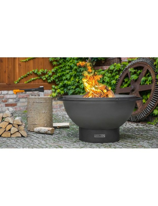 Braséro de jardin premium fat boy 85cm en acier-85 ---braséro seul