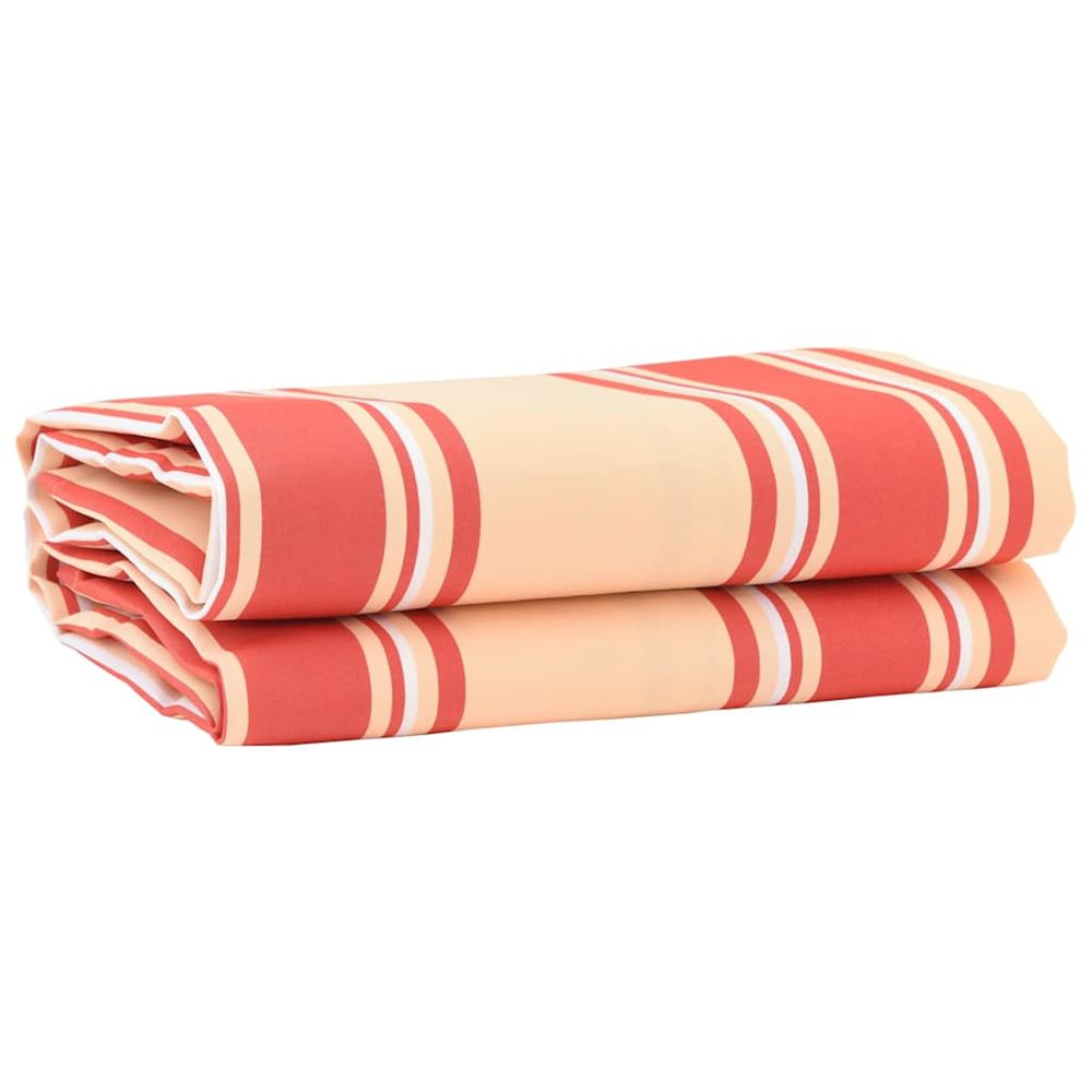 Toile de rechange pour auvent jaune et orange 1000 x 160 cm