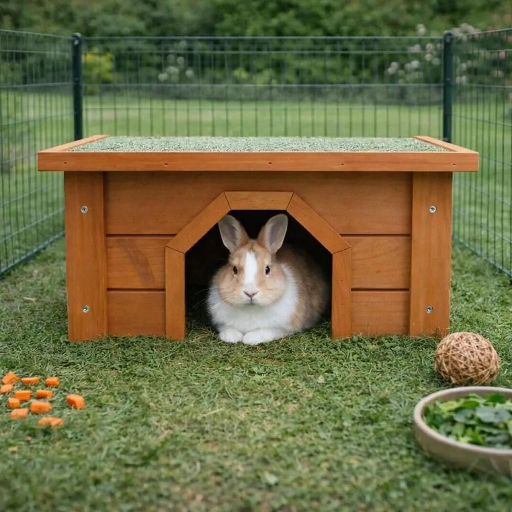 3 abris pour petits animaux / nichoirs universel