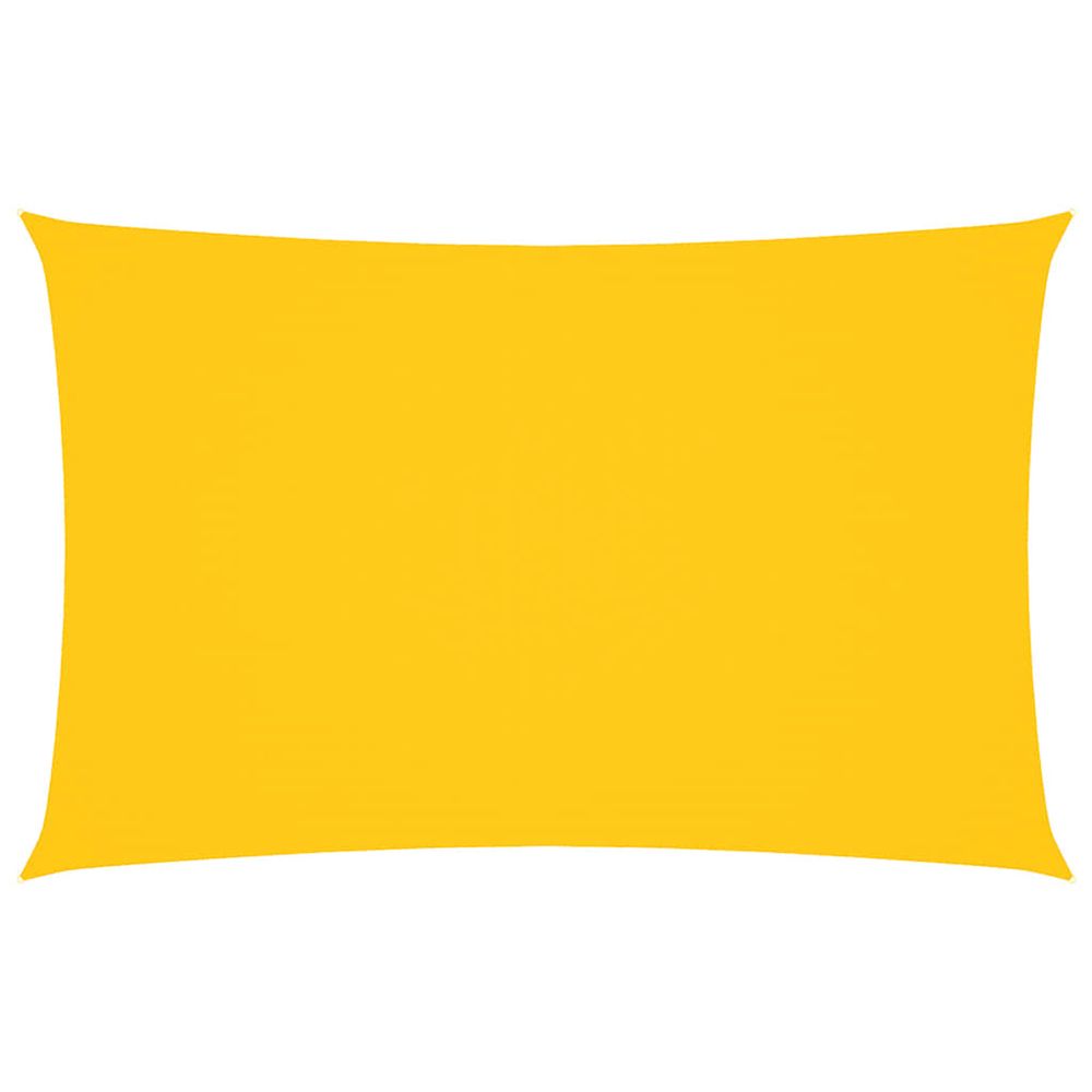 Voile de parasol tissu oxford rectangulaire 5x8 m jaune