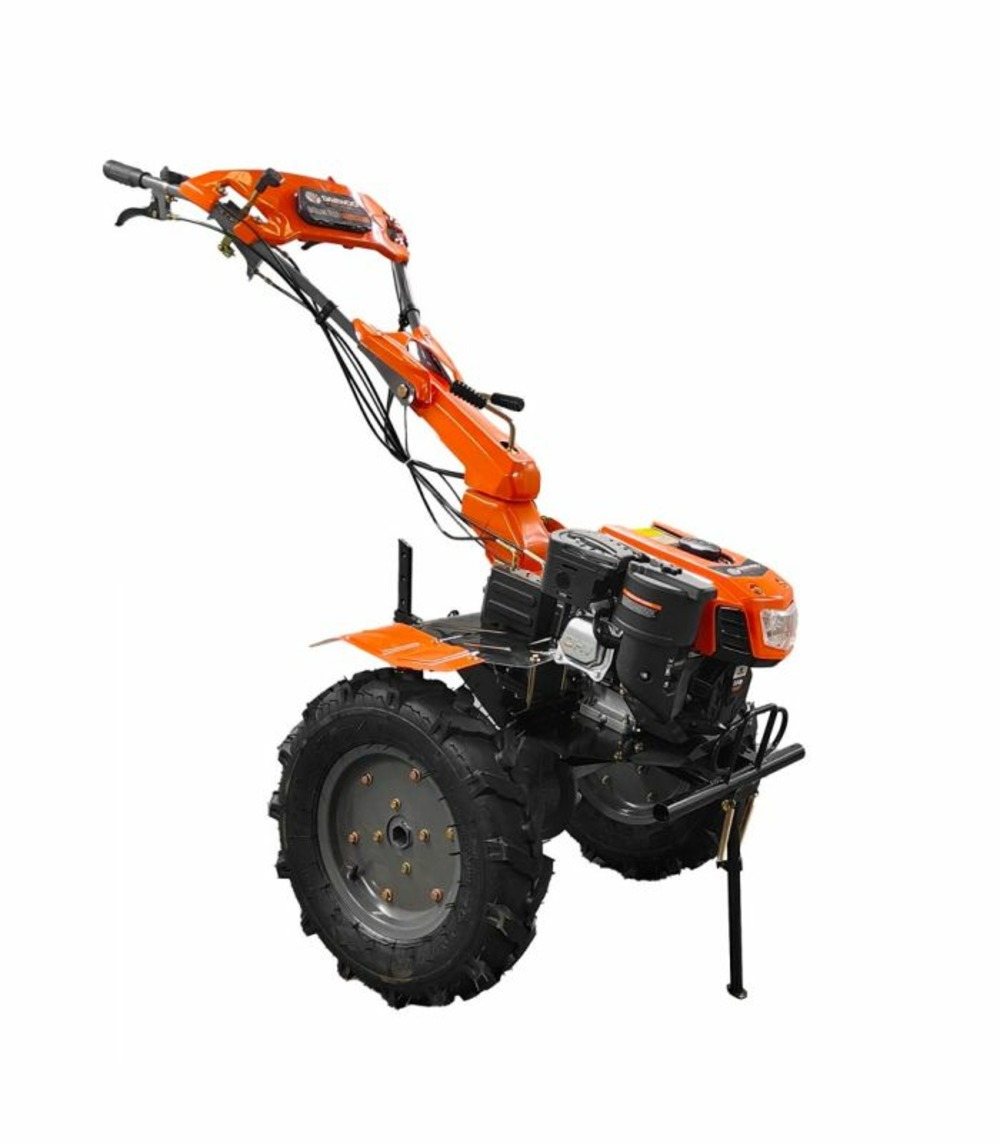 Motoculteur thermique à traction 212cm3, largeur de travail jusqu'à 105cm, 2 vitesses av/1 ar, guidon ajustable - daewoo