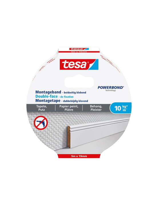 Adhésif double face powerbond 5mx19mm - tesa