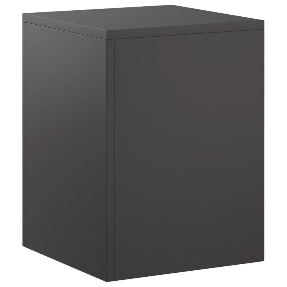 Support de plante noir 30 x 30 x 40 cm acier