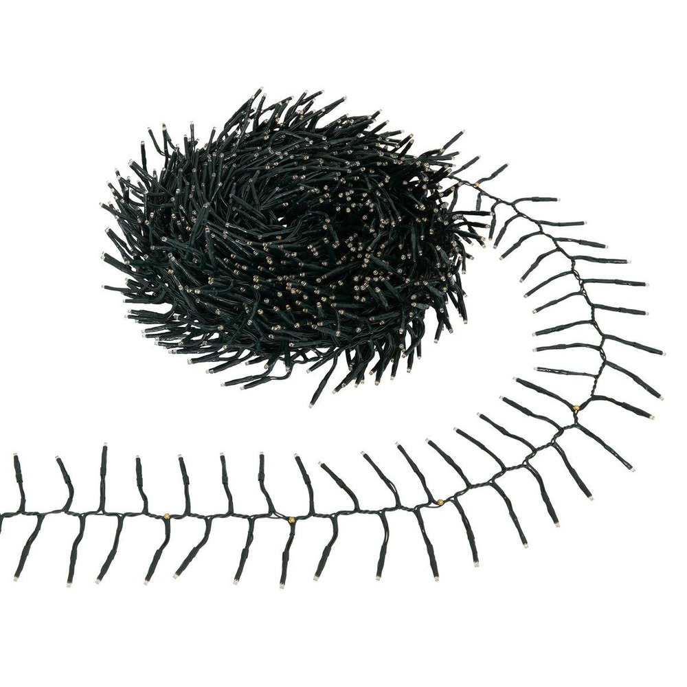 Boa lumineux extérieur solaire 1665 led blanc chaud l.25m