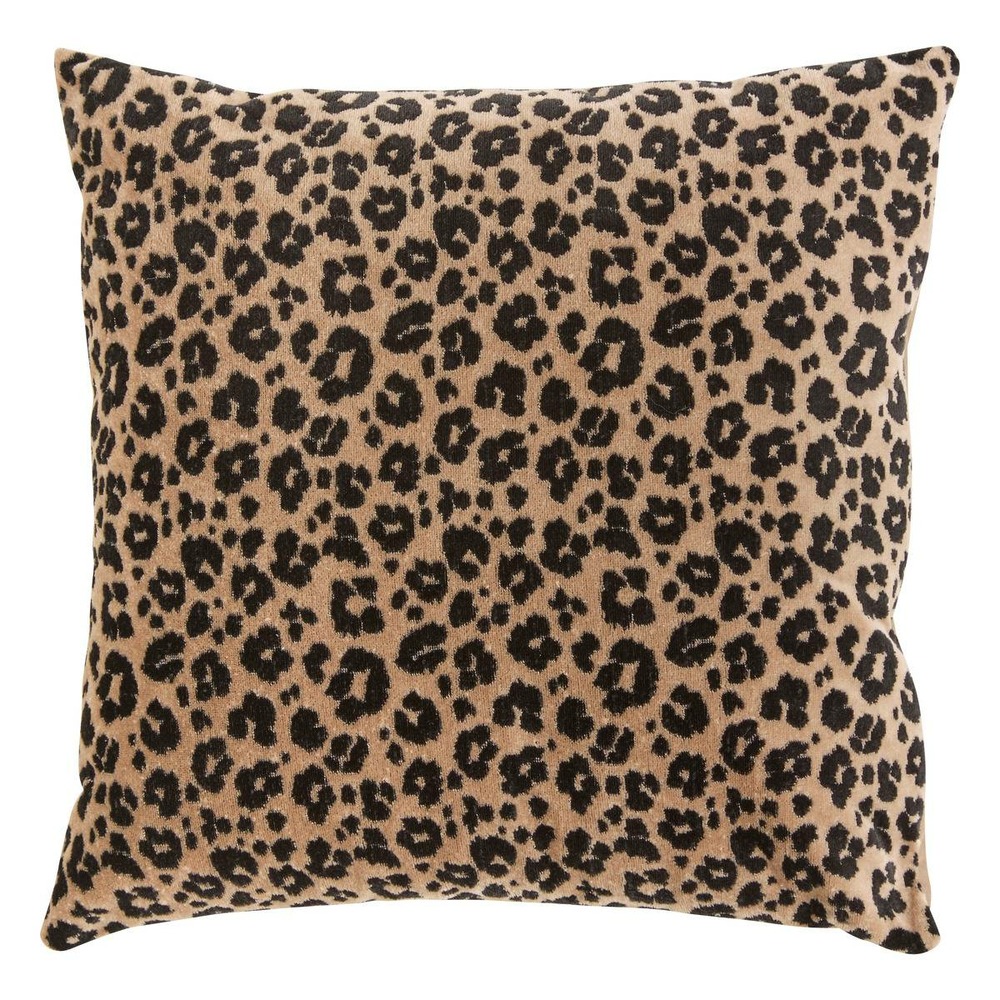 Coussin lynra noir 40x40cm