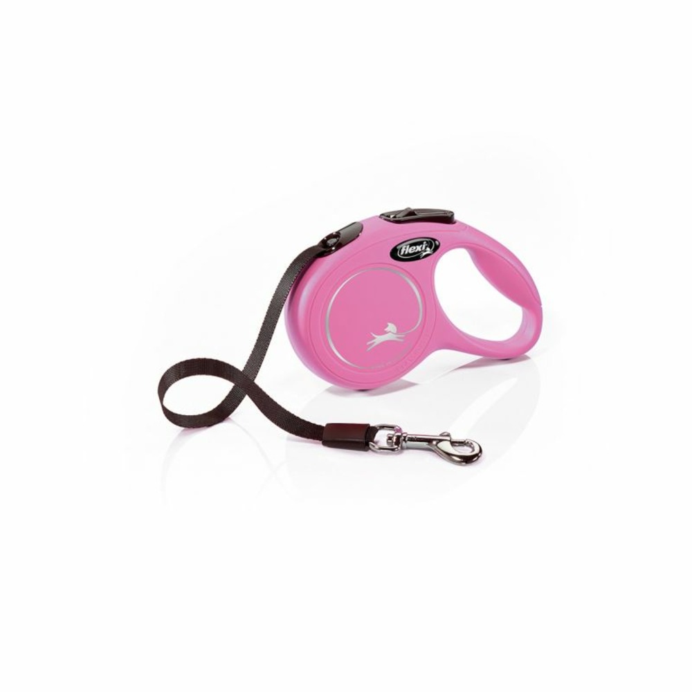 Laisse new classic xs tape 3 m pink flexi cl00t3-251-p-20
